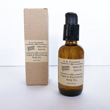 Moisturizing Body and Massage Oil - Vanilla Rose Tea - S A Plunkett Naturals