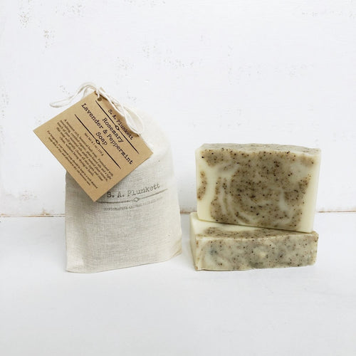 Rosemary, Lavender & Peppermint Soap - S A Plunkett Naturals